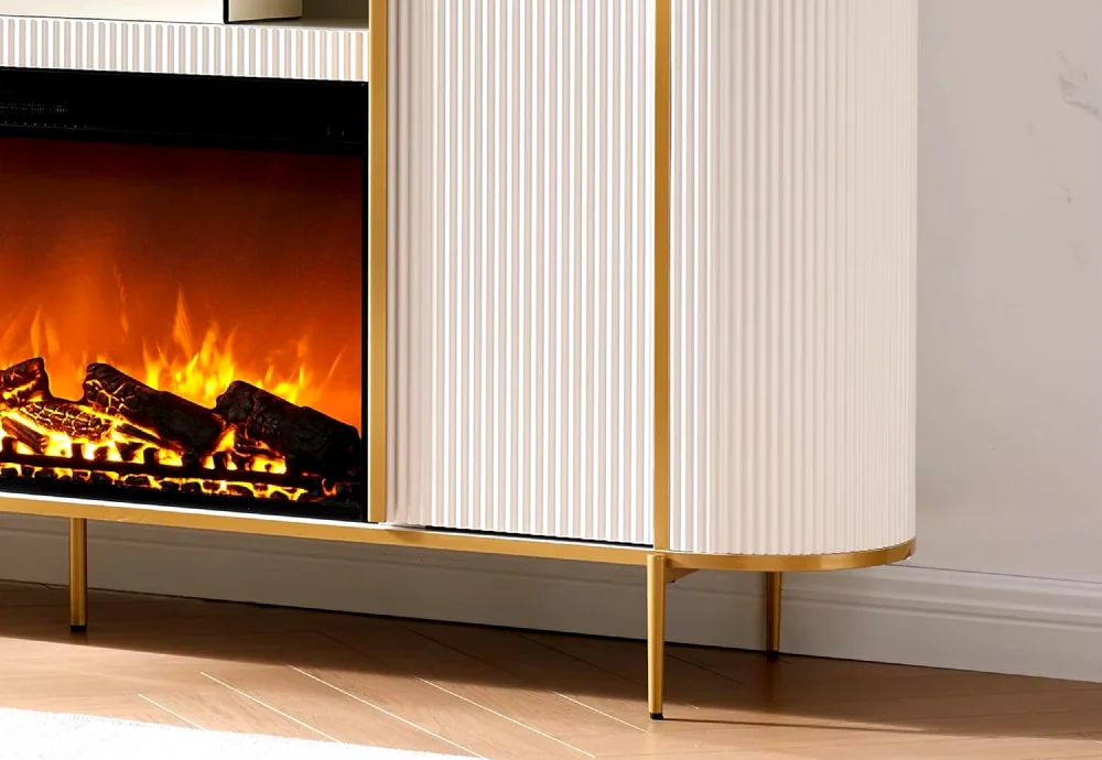 white electric fireplaces