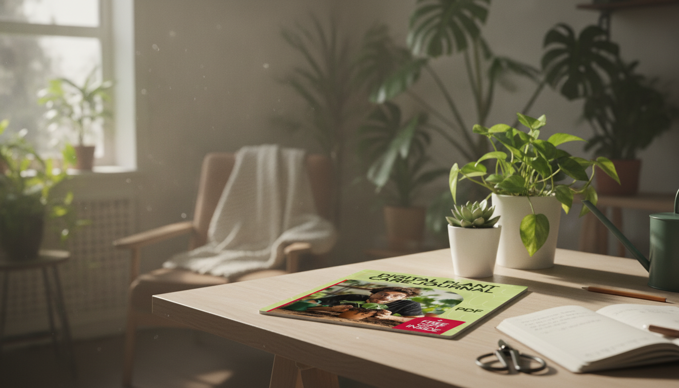 Digital Plant Care Journal: Track Watering, Light & Growth
