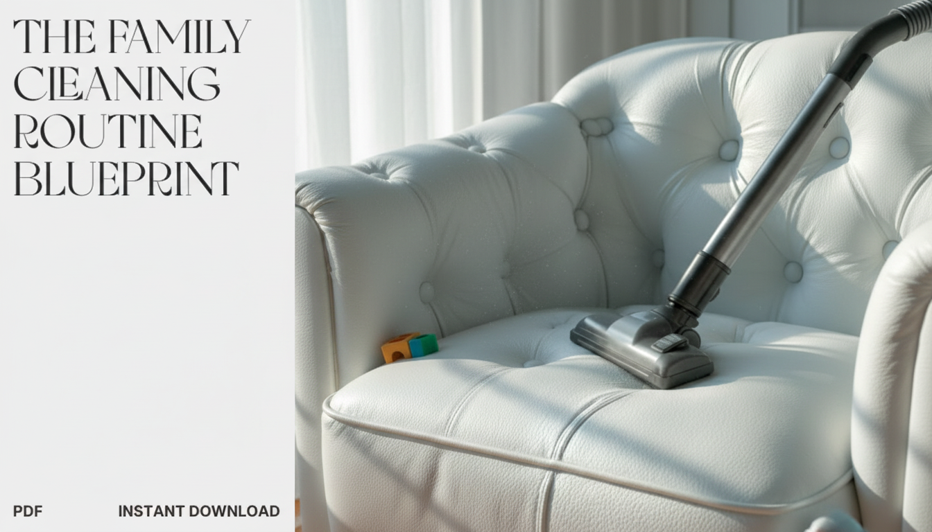 Family Cleaning Routine Plan: Daily, Weekly & Monthly