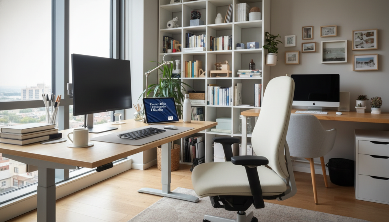 Home Office Ergonomics Checklist for Comfort & Focus