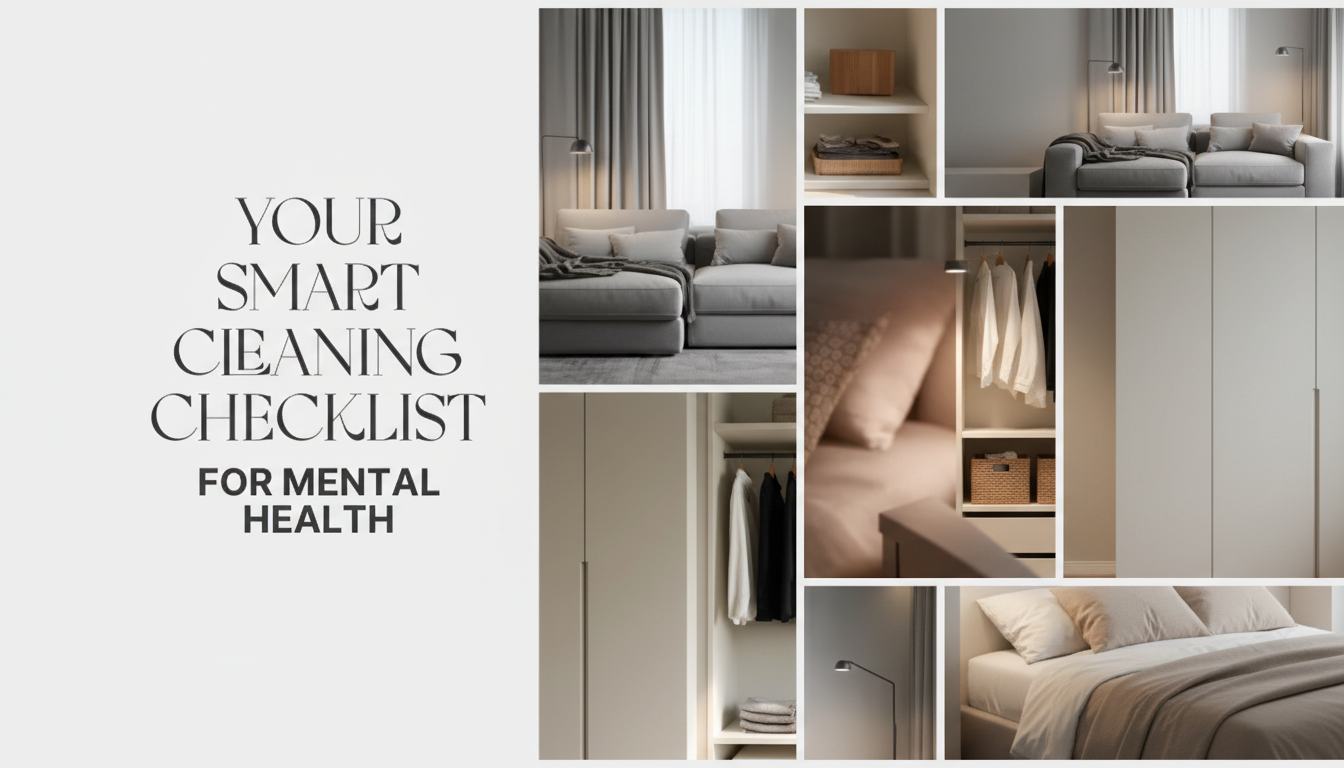 Smart Cleaning for Mental Health: 5–20 Minute Checklist