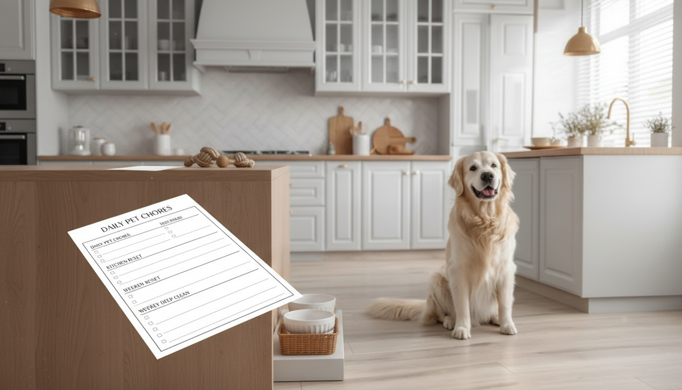 Tidy Home With Pets: 10-Min Reset + Kitchen System