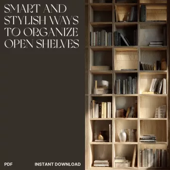 Minimalist Open Shelf Styling: Organize Without Clutter